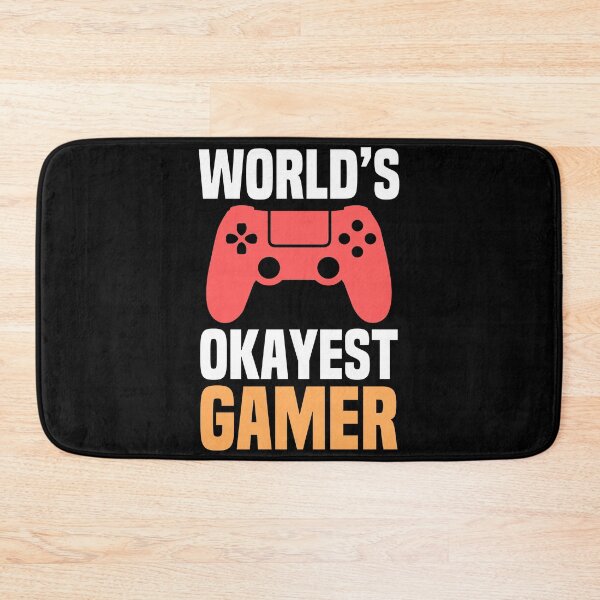 Item preview, World's Okayest Gamer designed and sold by Genjitsu-Art.