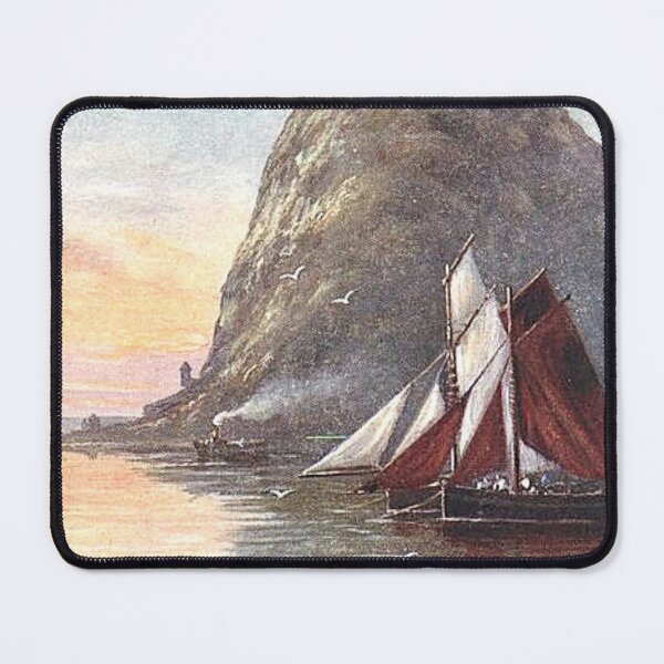 Item preview, Vintage Illustration of Dumbarton Castle designed and sold by yourscotland.