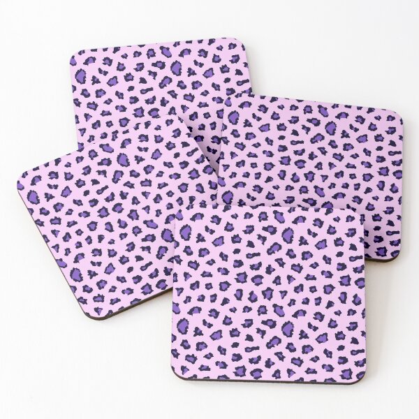 Item preview, Violet Leopard Print Pattern designed and sold by kernowerno.