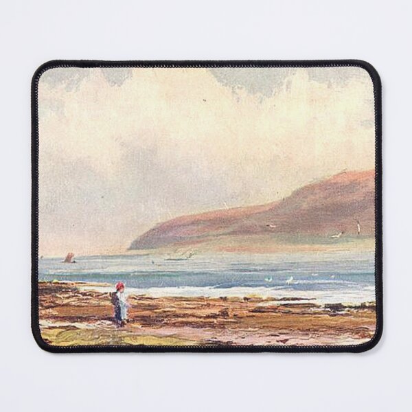 Item preview, Vintage Illustration of Holy Isle from Lamlash Bay, Isle of Arran designed and sold by yourscotland.