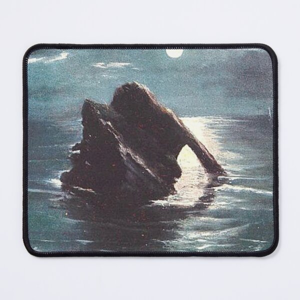 Item preview, Vintage Illustration of Moonlit Bow Fiddle Rock, Portknockie designed and sold by yourscotland.