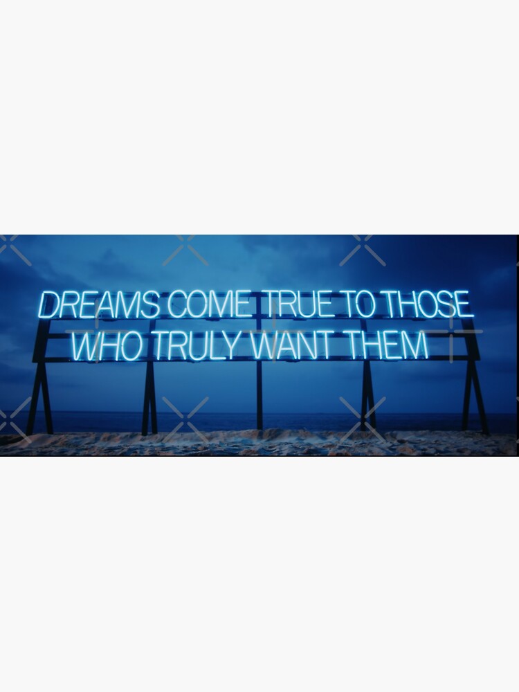 ""Dreams come true to those who truly want them" track The View