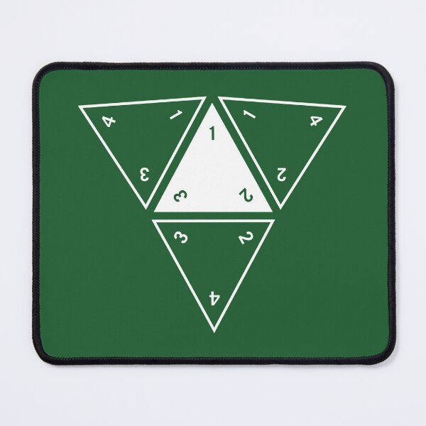 Item preview, Green Unrolled D4 designed and sold by clarkstpress.