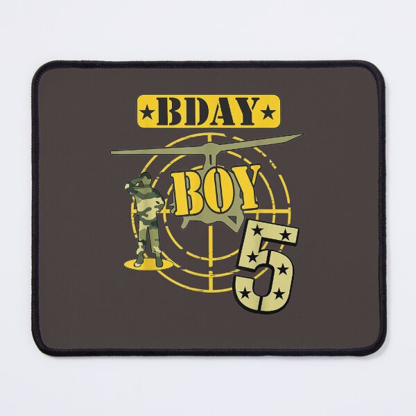 Item preview, 5th Birthday Boy Camouflage Five years old  Army Kids designed and sold by SaltyFNG.