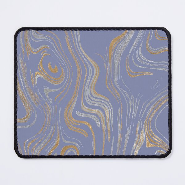 Item preview, Liquid Marble Swirls Gold Silver designed and sold by WisdomInspired.