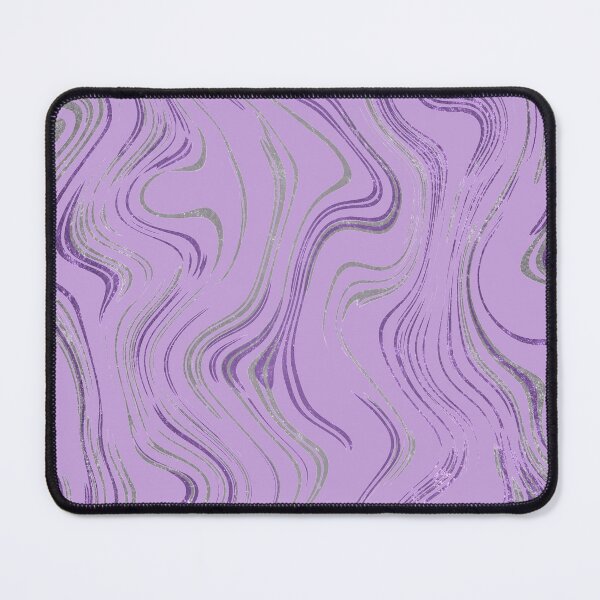 Item preview, Liquid Marble Swirls Purple Silver designed and sold by WisdomInspired.