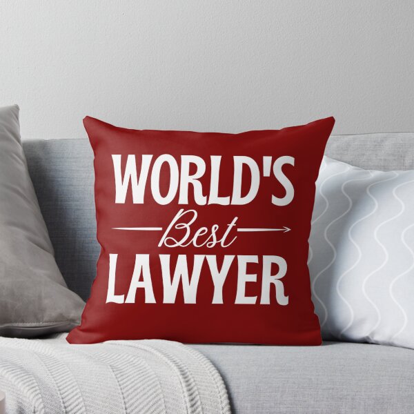 Item preview, Worlds best lawyer - funny lawyer gift (white/grey) designed and sold by PickaSticka.