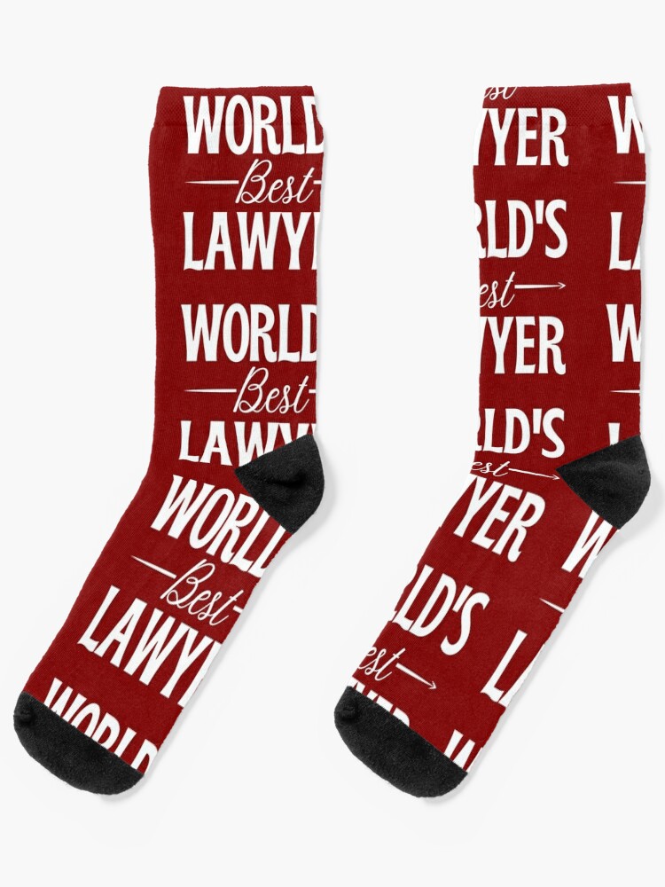 Law Socks, World's Best Lawyer