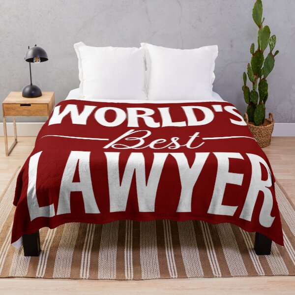 Item preview, Worlds best lawyer - funny lawyer gift (white/grey) designed and sold by PickaSticka.