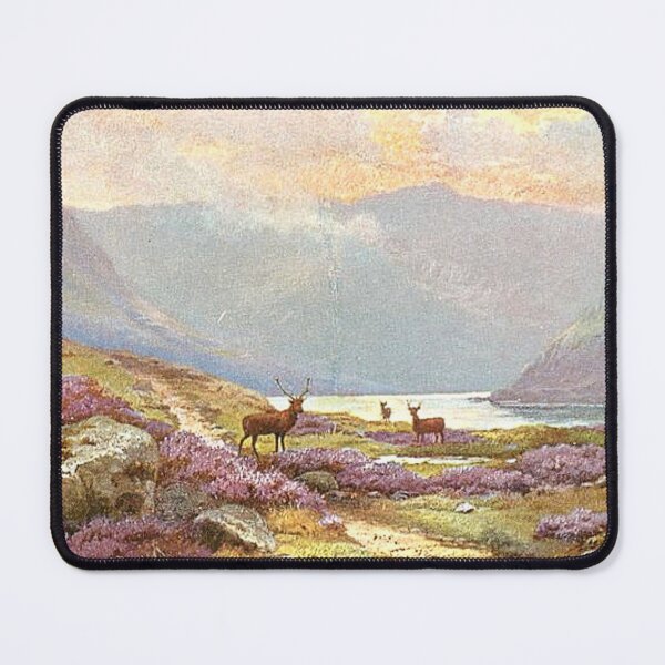 Item preview, Vintage Illustration of Loch Muick, Aberdeenshire designed and sold by yourscotland.