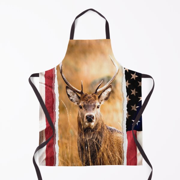 Item preview, A single deer in the middle of the national flag designed and sold by Shawa Shop.