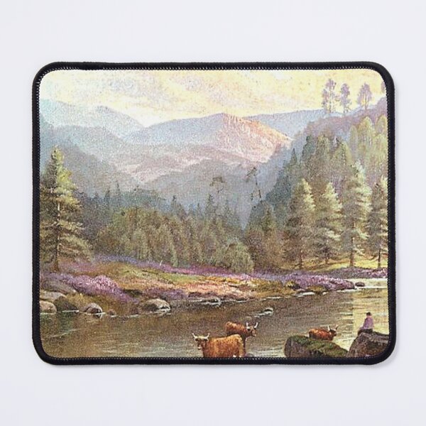 Item preview, Vintage Illustration of The River Dee (above Balmoral) designed and sold by yourscotland.