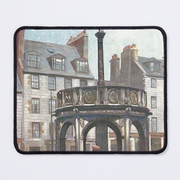 Item preview, Vintage Illustration of the Merkat Cross, Aberdeen designed and sold by yourscotland.