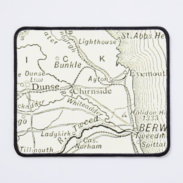 Item preview, CHIRNSIDE & surrounding area map 1891 designed and sold by yourscotland.