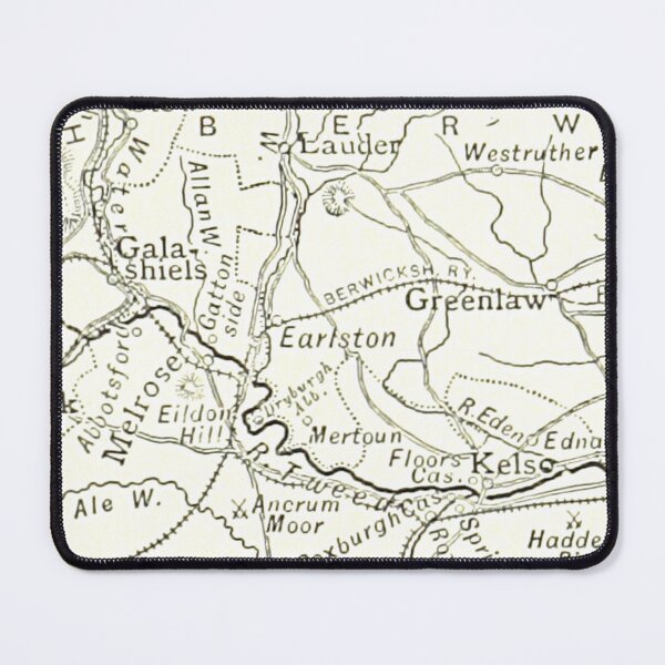 Artikelvorschau, EARLSTON & Umgebungskarte 1891 entworfen und verkauft von yourscotland.