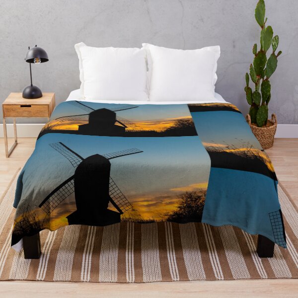 Item preview, Brill Windmill, Brill, Aylesbury in silhouette at sunset  designed and sold by stusmith72.