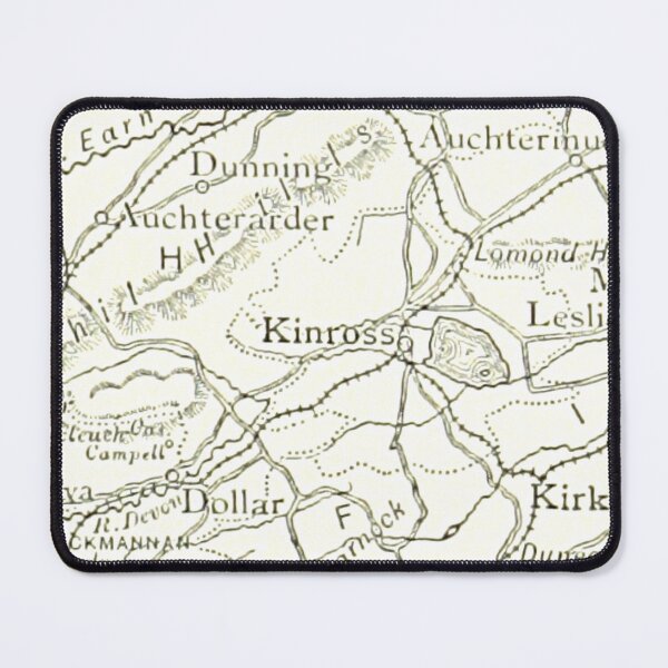 Item preview, KINROSS & surrounding area map 1891 designed and sold by yourscotland.