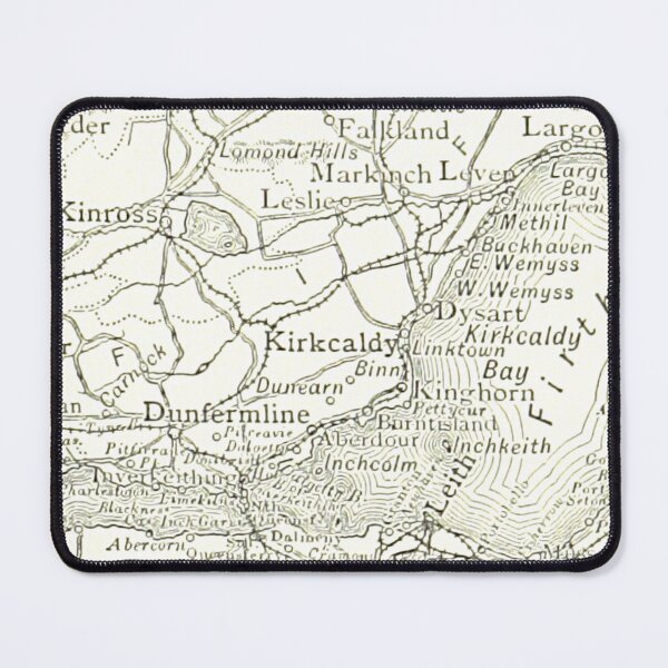 Item preview, KIRKCALDY & surrounding area map 1891 designed and sold by yourscotland.