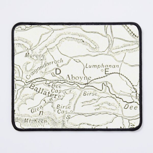Item preview, ABOYNE & surrounding area map 1891 designed and sold by yourscotland.