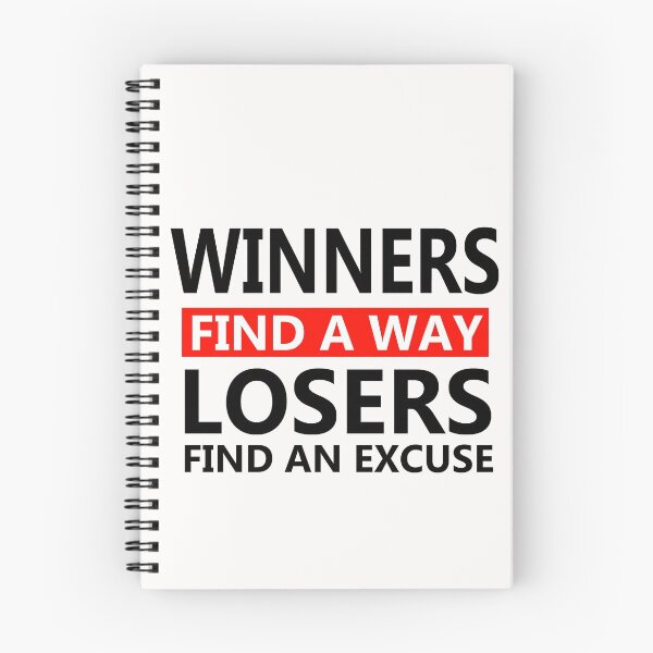 Item preview, Winners find a way losers find an excuse designed and sold by SHINIGAMI-SHOP.