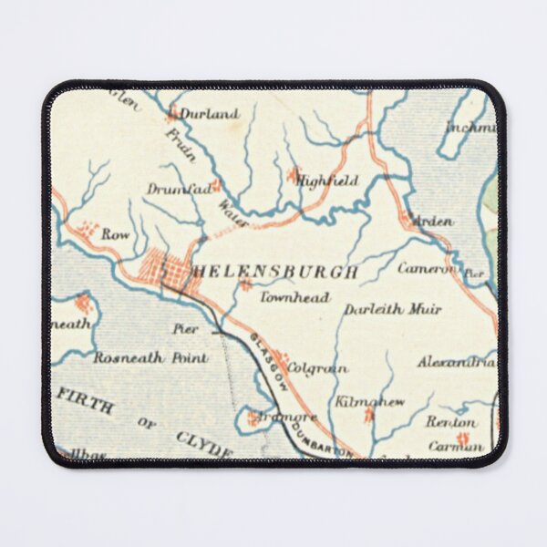 Item preview, HELENSBURGH & surrounding area map 1899 designed and sold by yourscotland.