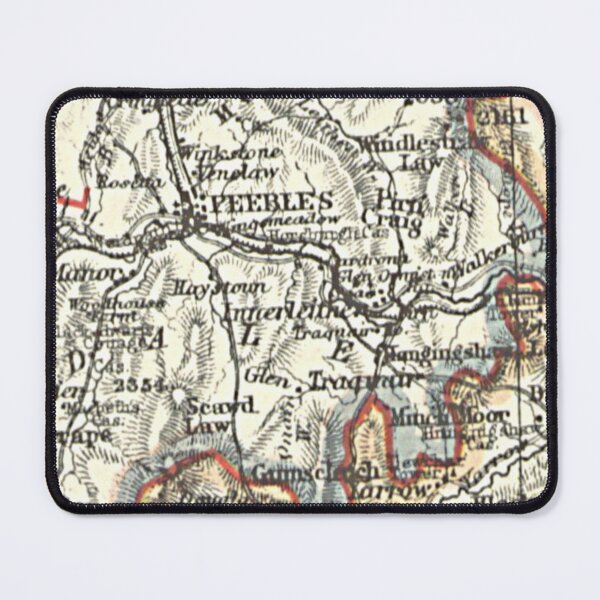 Item preview, INNERLEITHEN & surrounding area map 1899 designed and sold by yourscotland.