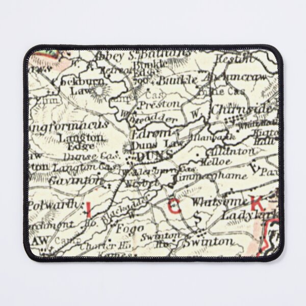 DUNS & surrounding area map 1899 Mouse Pad