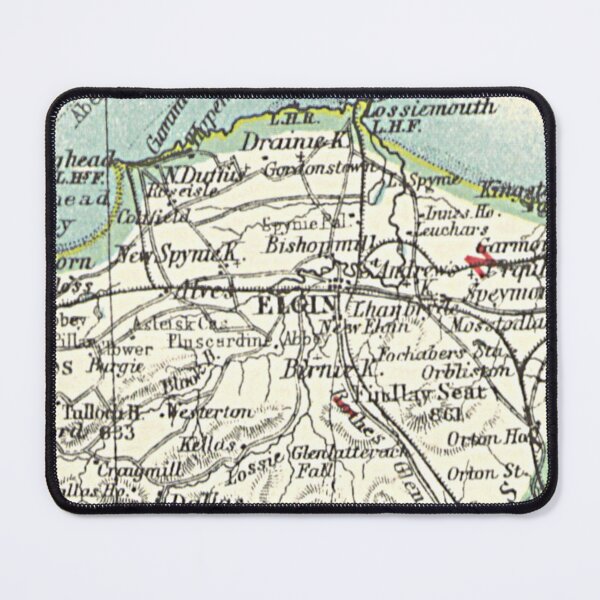 Item preview, ELGIN & surrounding area map 1899 designed and sold by yourscotland.