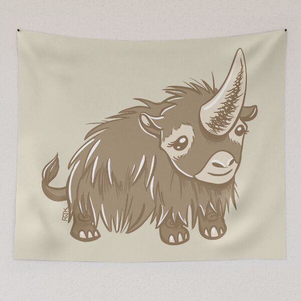 Item preview, Woolly Rhino (Elasmotherium) On His Own designed and sold by RJKpoyp.