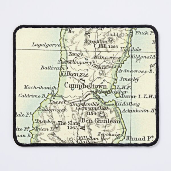 Item preview, CAMPBELTOWN & surrounding area map 1899 designed and sold by yourscotland.