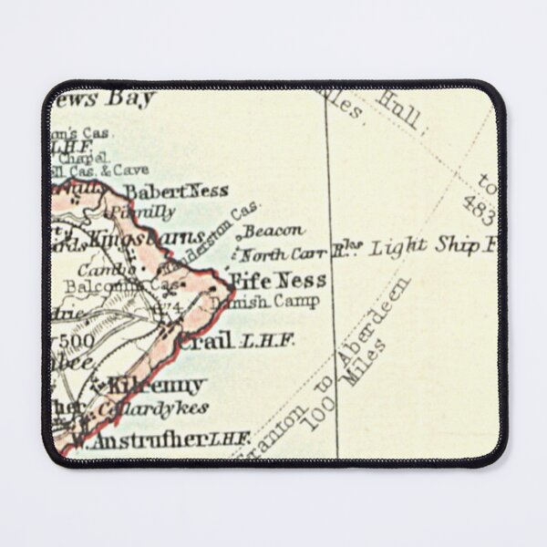 Item preview, FIFE NESS & surrounding area map 1899 designed and sold by yourscotland.