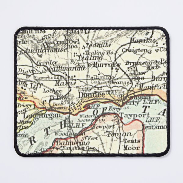 Item preview, DUNDEE & surrounding area map 1899 designed and sold by yourscotland.