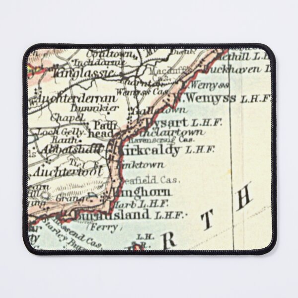 Item preview, KIRKCALDY & surrounding area map 1899 designed and sold by yourscotland.