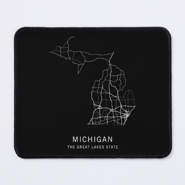 Item preview, Michigan State Road Map designed and sold by clarkstpress.