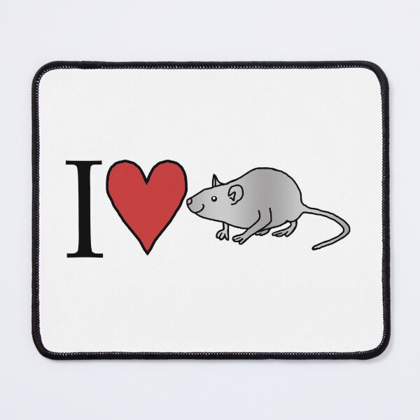 Item preview, I love Rats designed and sold by ellenhenry.