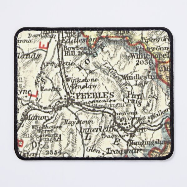 Item preview, PEEBLES & surrounding area map 1899 designed and sold by yourscotland.