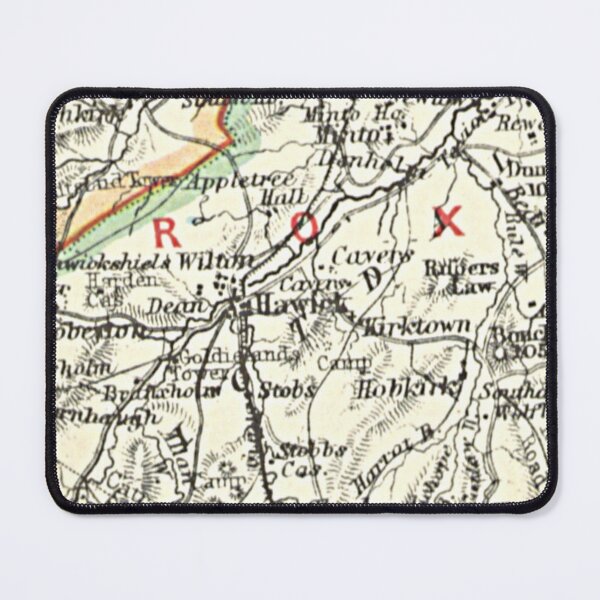 Item preview, HAWICK & surrounding area map 1899 designed and sold by yourscotland.