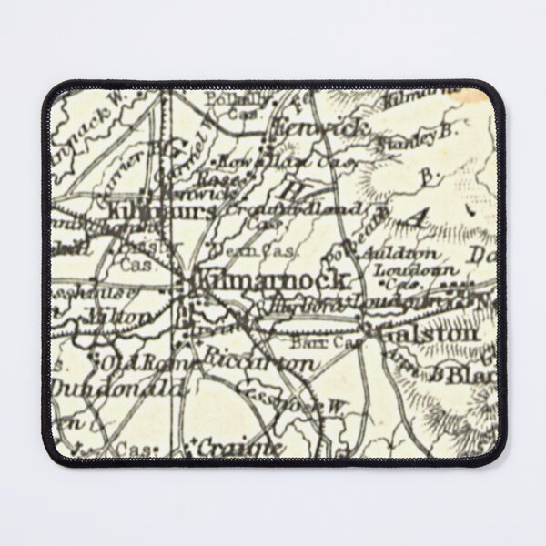 Item preview, KILMARNOCK & surrounding area map 1899 designed and sold by yourscotland.