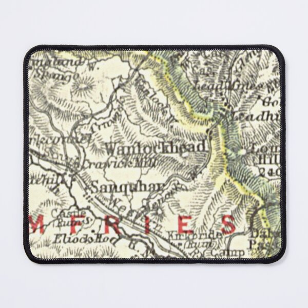 Item preview, WANLOCKHEAD & surrounding area map 1899 designed and sold by yourscotland.