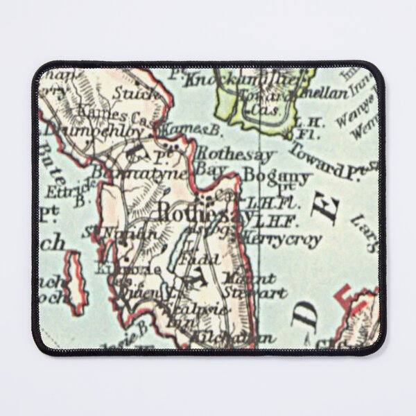 Item preview, ROTHESAY & surrounding area map 1899 designed and sold by yourscotland.