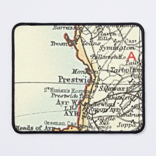 Item preview, PRESTWICK & surrounding area map 1899 designed and sold by yourscotland.