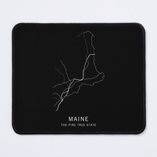 Item preview, Maine State Road Map designed and sold by clarkstpress.