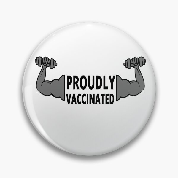 Item preview, proudly vaccinated  designed and sold by The Craft  Deck.