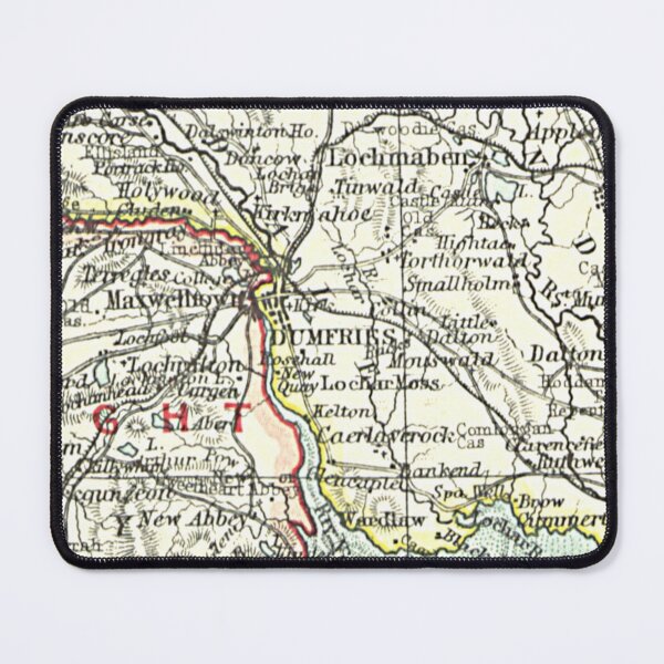 Item preview, DUMFRIES & surrounding area map 1899 designed and sold by yourscotland.