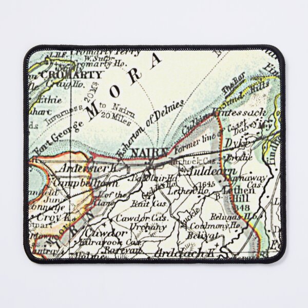 Item preview, NAIRN & surrounding area map 1899 designed and sold by yourscotland.