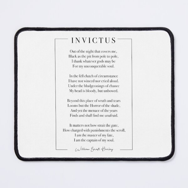 Item preview, Invictus (black) designed and sold by didijuca.