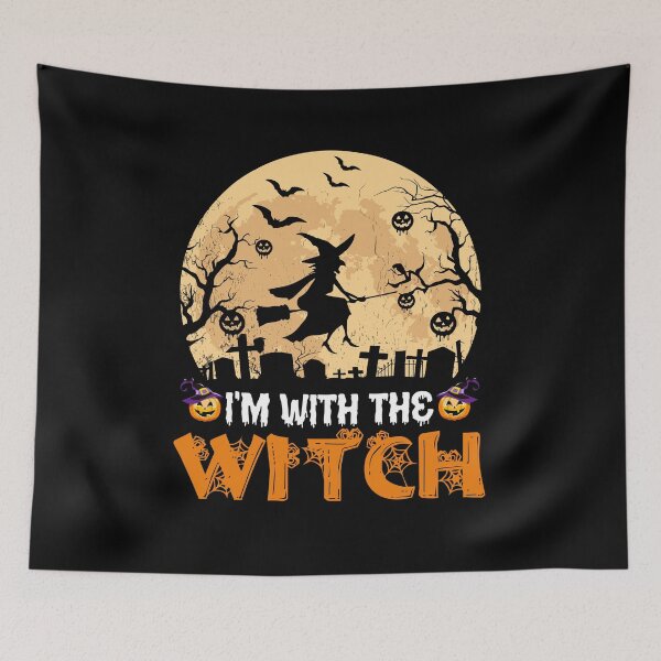 Item preview, Estoy con las brujas de Halloween Pumpkin Girls designed and sold by reillystep99.