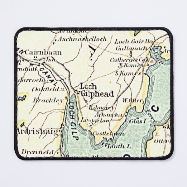 Item preview, LOCHGILPHEAD & surrounding area map 1898 designed and sold by yourscotland.