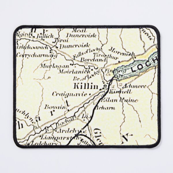 Item preview, KILLIN & surrounding area map 1898 designed and sold by yourscotland.