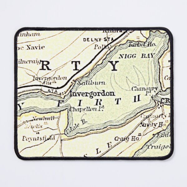Item preview, INVERGORDON & surrounding area map 1898 designed and sold by yourscotland.